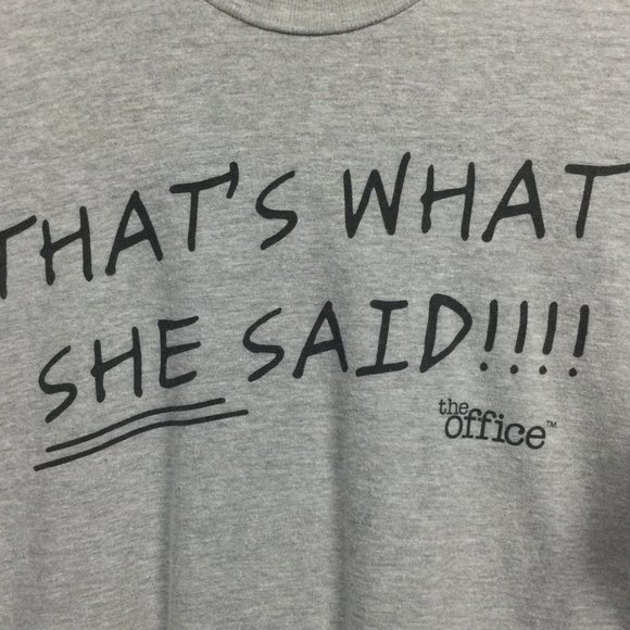 The Office "That's What She Said" Tee Shirt L - Picture 2 of 4